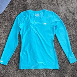 Under Armour.  Blue Fitted Top